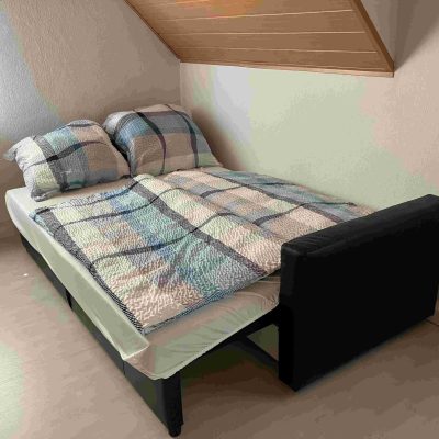Schlafcouch in der Ferienwohnung Herzbergblick